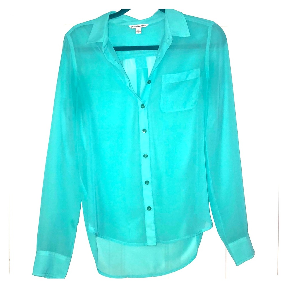 AE Sheer Button-Down
